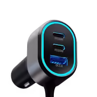 Cargador de Carro 100W Klip Xtreme KCC-100 USB-C PD + USB-A | Carga Ultra Rápida 4