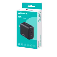 Cargador de Pared 65W ADATA GaN USB-C + USB-A | Carga Rápida Laptop y Celular 7