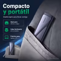 Case Externo UGREEN CM767 M.2 NVMe/SATA SSD USB-C 10Gbps 5